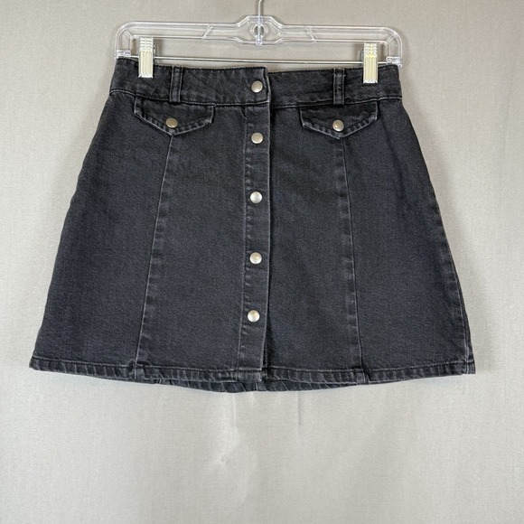 Lot Of 2 BDG Urban Outfitters Denim Mini Skirt Blue Black Small And Petite - Picture 7 of 10